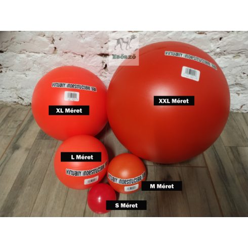 Virtually Indestructible Ball Red Size