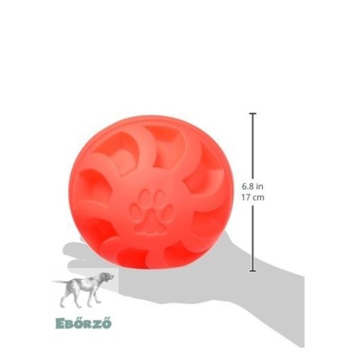 Soft-Flex Swirl Labda kutyáknak - piros (17 cm)