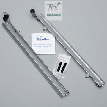   Prídavné koľajničky pre ocelový kryt PlexiDors® M - stříbrné