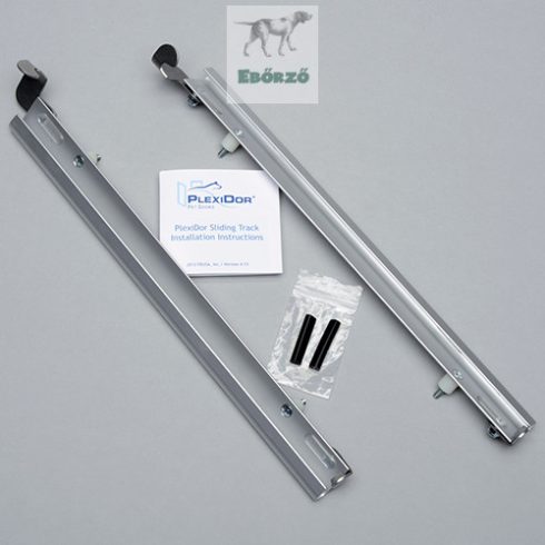 PlexiDor® Sínpár "XL" méretű kutyaajtóhoz - Ezüst