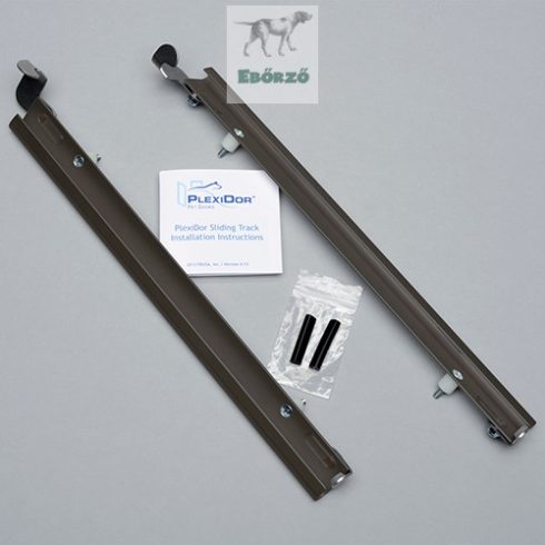 PlexiDor® Sínpár  "XL" méretű kutyaajtóhoz - Bronz