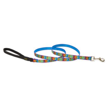   Lupine Original Designs Peace Pup Padded Handle Leash 1,25 cm width 183 cm - For small dogs
