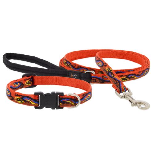 Lupine Original Collection Lucky Dragon Adjustable Collar 1,25 cm width 21-30 cm -  For Small Dogs