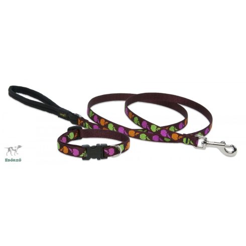 Lupine Original Collection Candy Apple Adjustable Collar 1,25 cm width 16-22 cm -  For Small Dogs