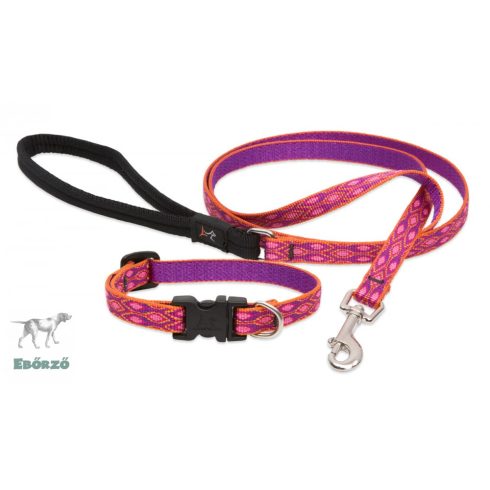 Lupine Original Designs Alpen Glow Padded Handle Leash 1,25 cm width 122 cm - For small dogs
