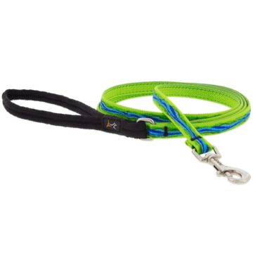   Lupine Microbatch Collection Blue River Padded Handle Leash 1,25 cm width 122 cm - For small dogs