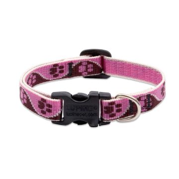   Lupine Original Collection Tickled Pink Adjustable Collar 1,25 cm width 21-30 cm -  For Small Dogs