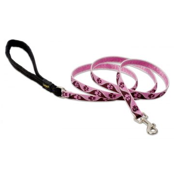   Lupine Original Designs Tickled Pink Padded Handle Leash 1,25 cm width 183 cm - For small dogs