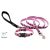 Lupine Original Designs Tickled Pink Padded Handle Leash 1,25 cm width 183 cm - For small dogs