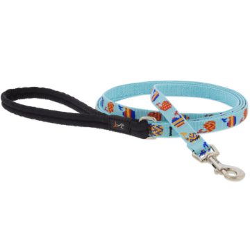   Lupine Microbatch Collection Baby Whale Padded Handle Leash 1,25 cm width 122 cm - For small dogs
