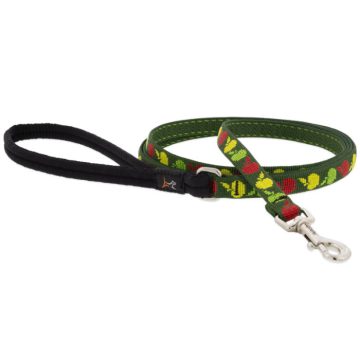   Lupine Microbatch Collection Apple Season Padded Handle Leash 1,25 cm width 183 cm - For small dogs