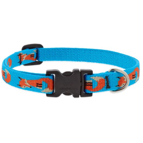 Lupine Microbatch Collection Foxy Paws Adjustable Collar 1,25 cm width 21-30 cm -  For Small Dogs