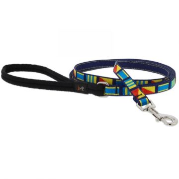   Lupine Microbatch Collection Signal Flag Padded Handle Leash 1,25 cm width 183 cm - For small dogs