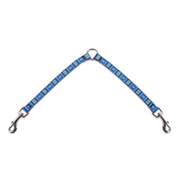   LUPINE pórázelosztó / ikervezető (Sea Glass 1,25 cm széles)