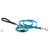 Lupine Original Designs Turtle Reef Padded Handle Leash 1,25 cm width 122 cm - For small dogs