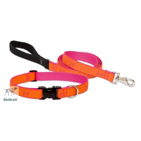 Lupine póráz (CLUB 2,5 cm széles Sunset Orange 183 cm)