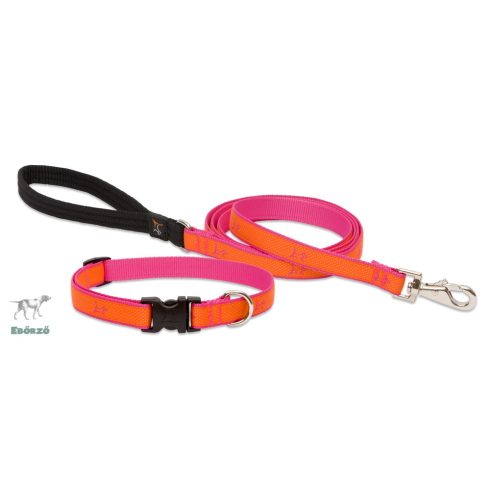 LUPINE nyakörv (CLUB Sunset Orange 1,9 cm széles 23-35 cm)