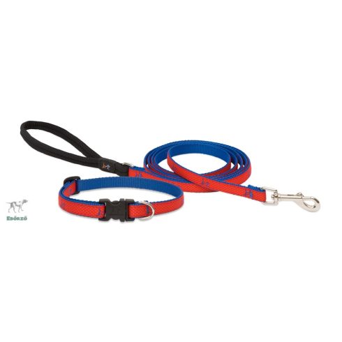 Lupine Club Collection Derby Red Adjustable Collar 1,25 cm width 26-40 cm -  For Small Dogs