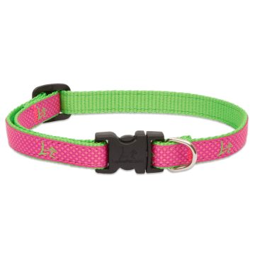  Lupine Club Collection Bermuda Pink Adjustable Collar 1,25 cm width 26-40 cm -  For Small Dogs