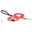  Lupine Club Collection Sunset Orange Adjustable Collar 1,25 cm width 26-40 cm -  For Small Dogs