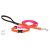 Lupine Club Collection Sunset Orange Adjustable Collar 1,25 cm width 26-40 cm -  For Small Dogs