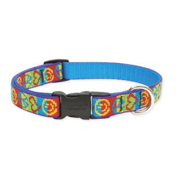   Lupine Original Collection Peace Pup Adjustable Collar 1,9 cm width 39-63 cm -  For the widest range of dog sizes