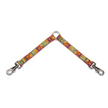   LUPINE pórázelosztó / ikervezető (Crazy Daisy 1,9 cm széles)