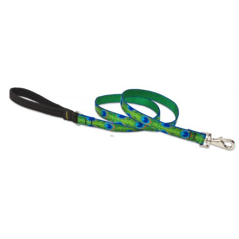 Lupine Original Designs Tail FeathersPadded Handle Leash 1,9 cm width 122 cm - For widest range is dog sizes