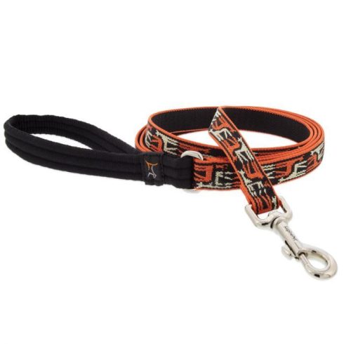 Lupine Microbatch Collection Giraffes Padded Handle Leash 1,9 cm width 183 cm - For widest range is dog sizes