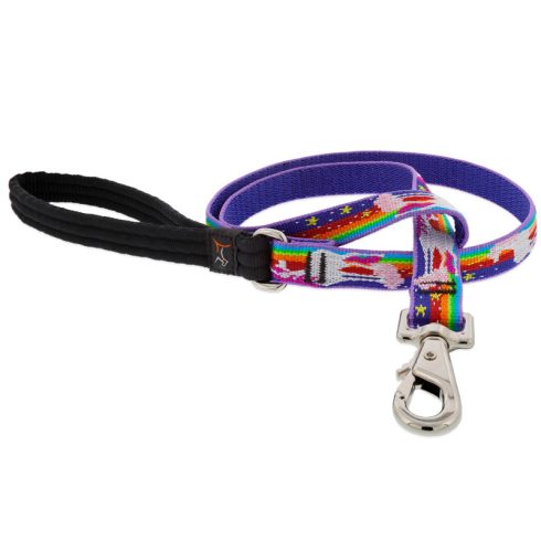 Lupine Microbatch Collection Magic Unicorn Padded Handle Leash 1,9 cm width 122 cm - For widest range is dog sizes