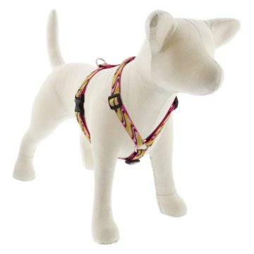   Lupine Original Collection Pink Wave Roman Harness  1,9 cm width 31-50 cm -  For the widest range is dog sizes