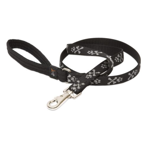 Lupine Original Designs Bling Bonz Padded Handle Leash 1,9 cm width 122 cm - For widest range is dog sizes