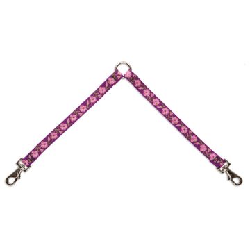   LUPINE pórázelosztó / ikervezető (Rose Garden 1,9 cm széles)