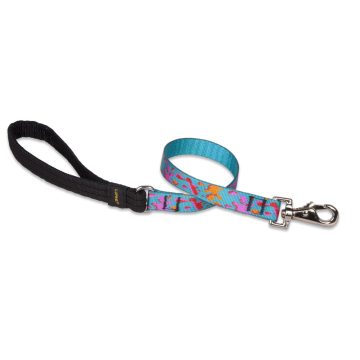   Lupine Original Designs Wet Paint Padded Handle Leash 1,9 cm width 61 cm - For widest range is dog sizes