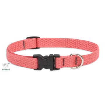   Lupine ECO Collection Coral Adjustable Collar 1,9 cm width 23-35 cm -  For the widest range of dog sizes