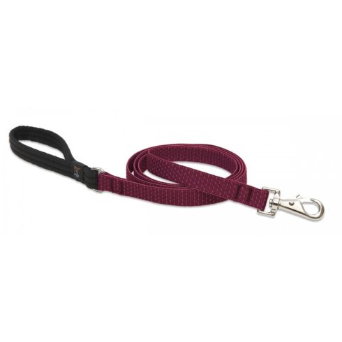 Lupine ECO Collection Berry Padded Handle Leash 1,9 cm width  61 cm - For widest range is dog sizes