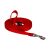 Lupine Basic Solids Red Extra-Long Training Lead/Leash 1,25 cm width 914 cm lenght  - for Puppy and Small Dogs