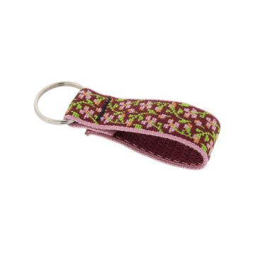 Lupine Split ring Keychain Cherry Blossom 2,5 cm wide