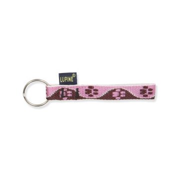 Lupine Split ring Keychain Tickled Pink 1,25 cm wide
