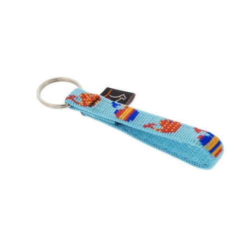 Lupine Split ring Keychain Baby Whale 1,25 cm wide