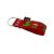 Lupine Split ring Keychain Happy Holidays - Red 2,5 cm wide