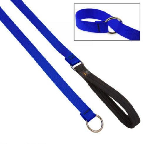 Lupine Basics Solids Blue Slip Lead 2,5 cm width 183 cm -  For Medium and Large Dogs