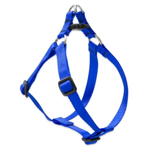 Lupine Basic Solids Blue Step-in Harness 2,5 cm width  49-68 cm - For medium and larger dogs