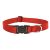 Lupine Basics Solids Red Adjustable Collar 2,5 cm width 31-50 cm -  For Medium and Larger Dogs