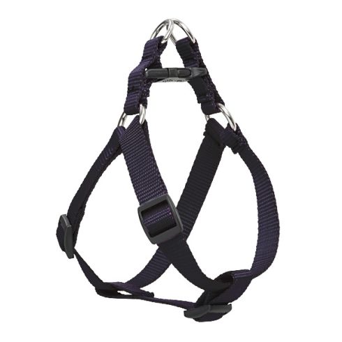 Lupine Basic Solids Black Step-in Harness 2,5 cm width  49-68 cm - For medium and larger dogs