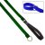 Lupine Basics Solids Green Slip Lead 2,5 cm width 183 cm -  For Medium and Large Dogs