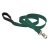 Lupine Basics Solids Green Padded Handle Leash 2,5 cm width 183 cm -  For Medium and Larger Dogs