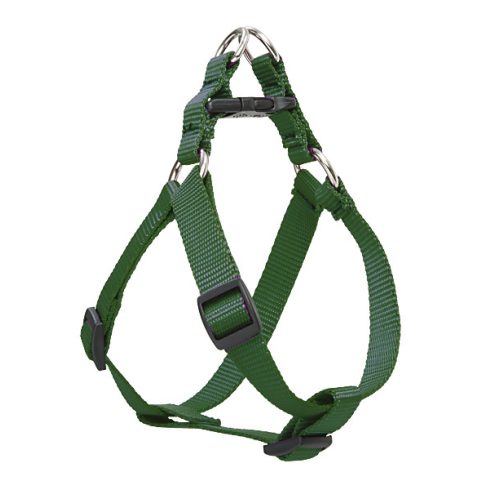 Lupine Basic Solids Green Step-in Harness 2,5 cm width  49-68 cm - For medium and larger dogs