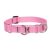 Lupine Basics Solids Pink Martingale Training Collar 2,5 cm width 49-68 cm -  For Larger Dogs