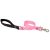 Lupine Basics Solids Pink Padded Handle Leash 2,5 cm width 122 cm -  For Medium and Larger Dogs
